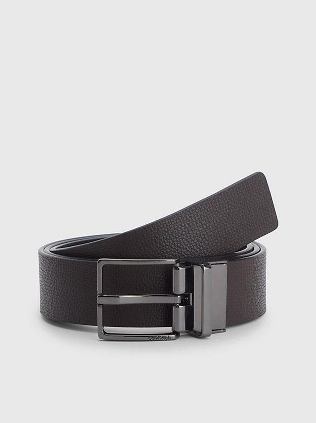 Calvin Klein USA Reversible Leather Mens Belt Black 9465380-PF